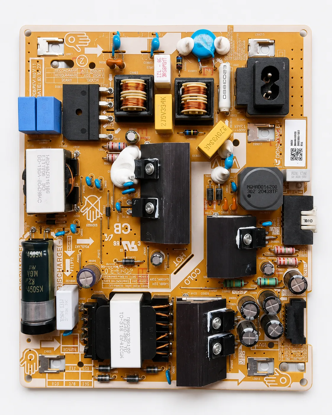TV monitor power supply board repair Johannesburg close up