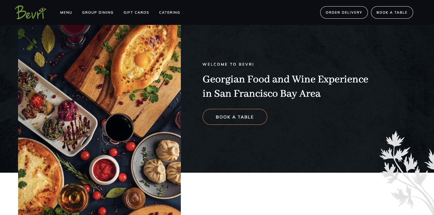 Restaurant Website Design