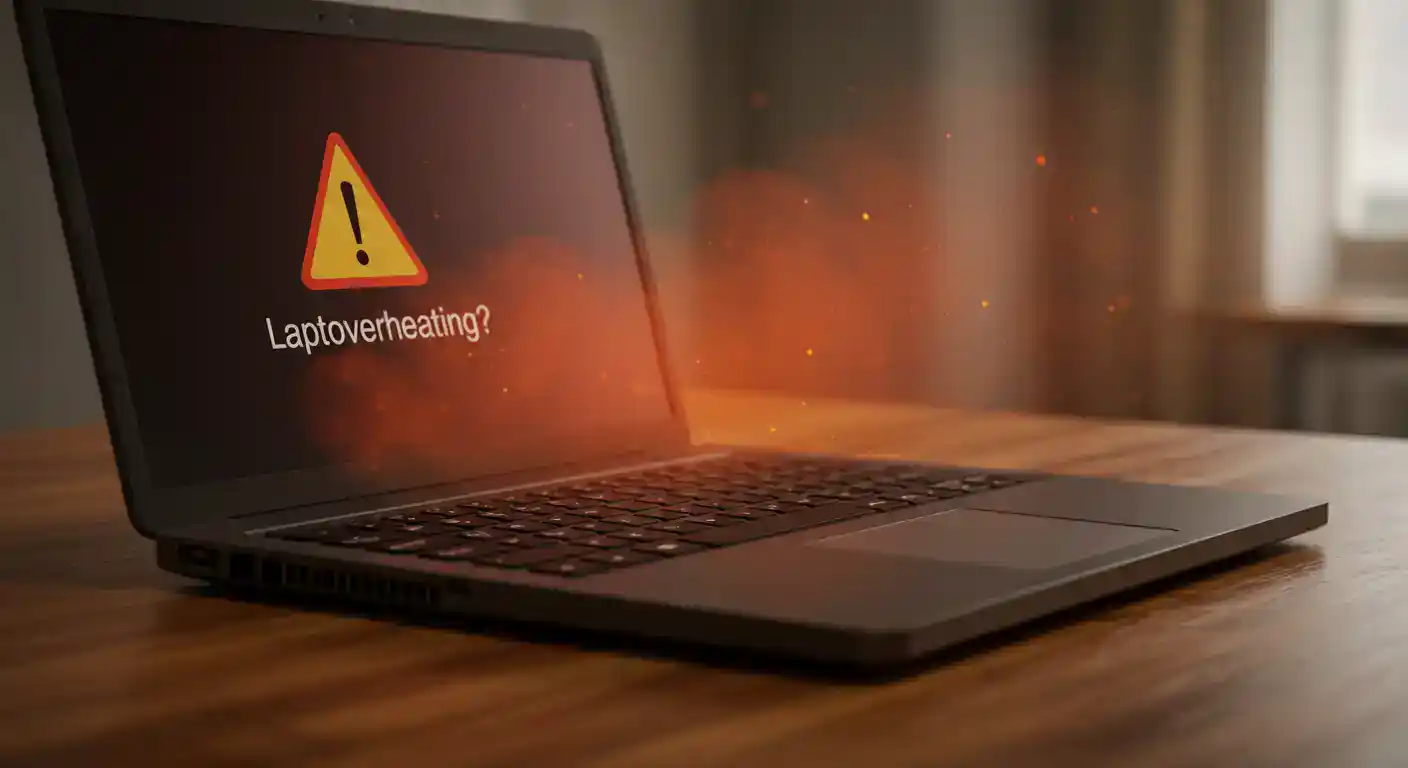Overheating laptop being repaired by professional technician in Johannesburg South