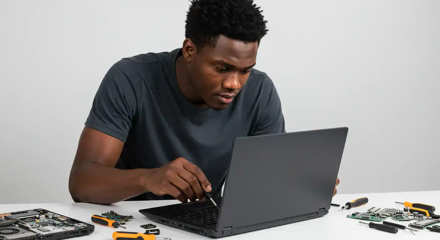 Professional laptop repair service in Parkhurst with free pickup and delivery