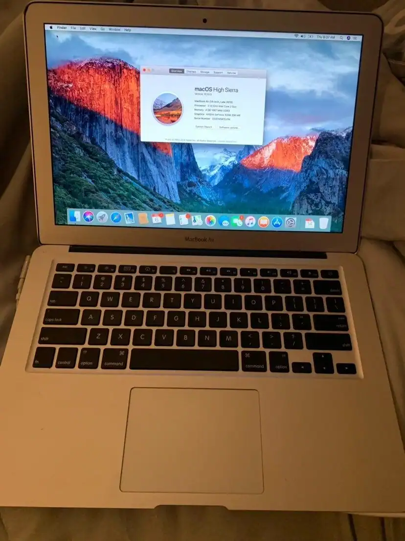 Perfect MacBook Air screen after replacement in Johannesburg