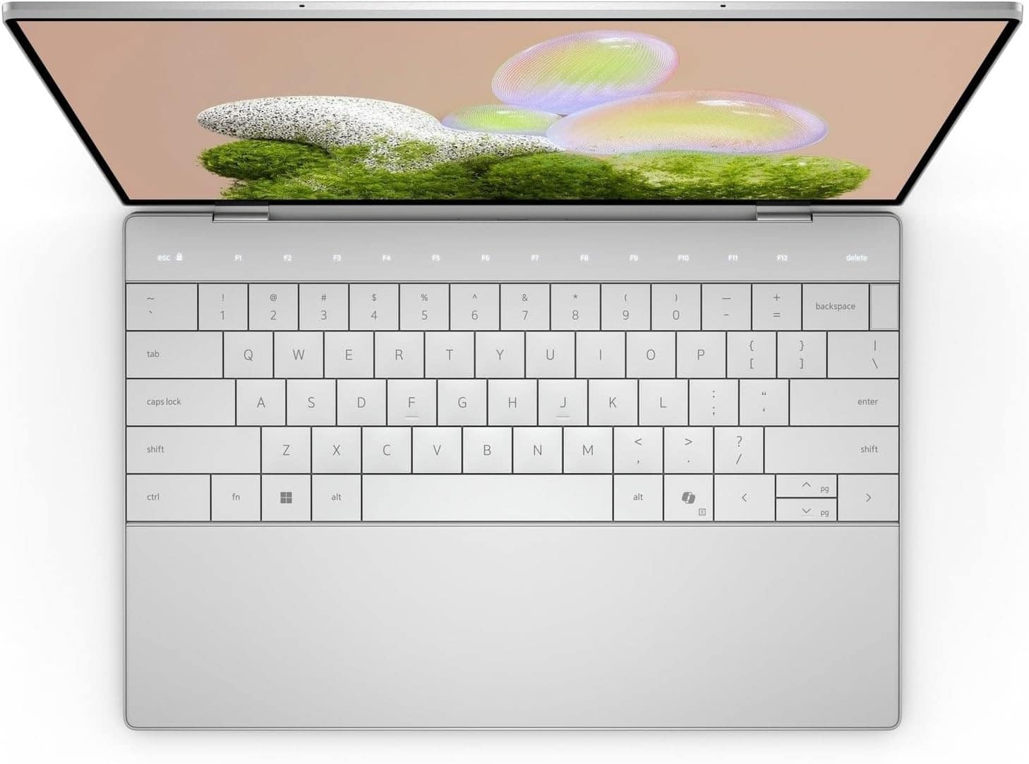 A professional using a modern business laptop in a bright office